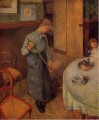 La pequeña criada del campo 1882 Camille Pissarro